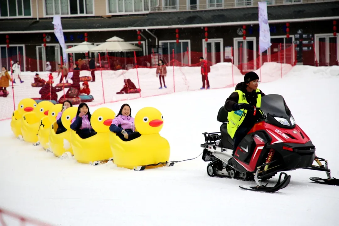 滑雪、戲雪、賞民俗！留壩景區(qū)“上才藝”