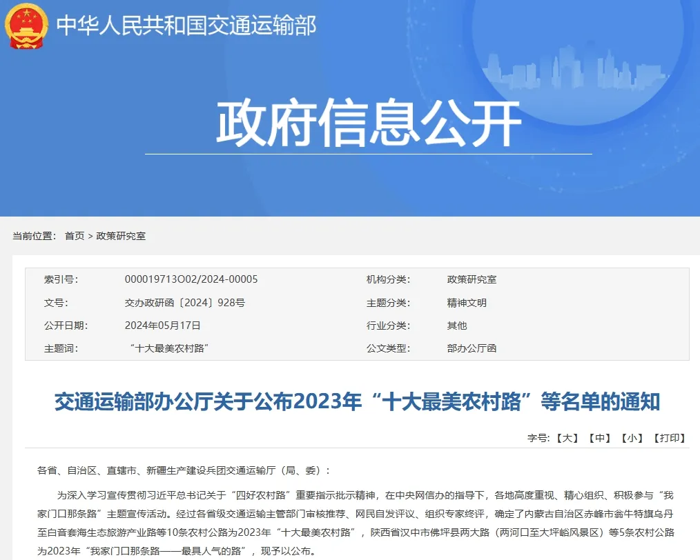 官方認(rèn)定！漢中最具人氣的路→
